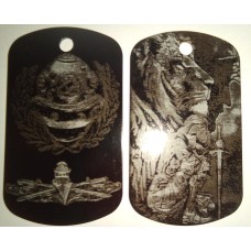 Army Dog tags with chain